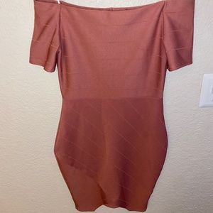 Rose gold body con